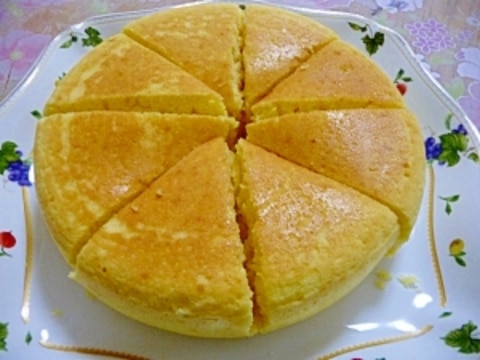 炊飯器で★大きな卵蒸しパン